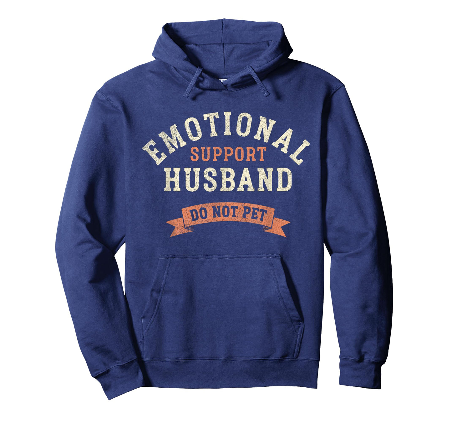 Emotional Support Husband Do Not Pet Funny Retro Vintage T-Shirt