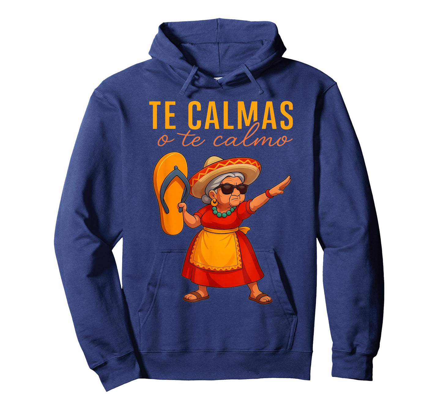 Te Calmas O Te Calmo Funny Chancla Sarcastic Spanish Mother T-Shirt