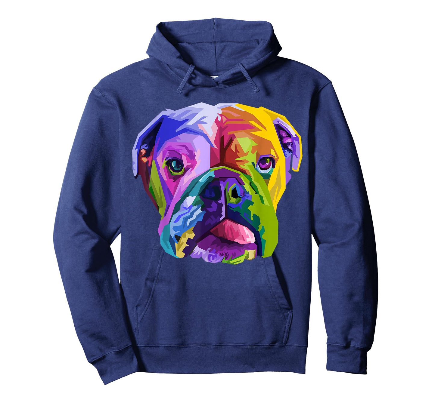 English British Bulldog Pop Art Portrait for Dog Owners T-Shirt