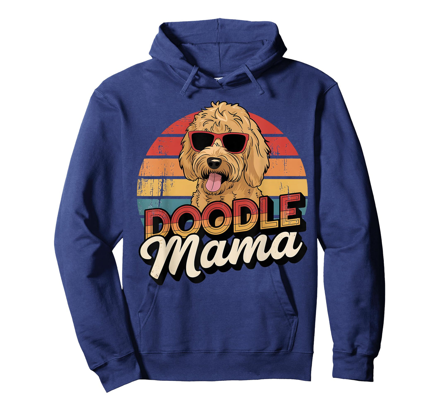 Retro Doodle Goldendoodle Mama Dog Mom Doodle Mama T-Shirt for Men Women