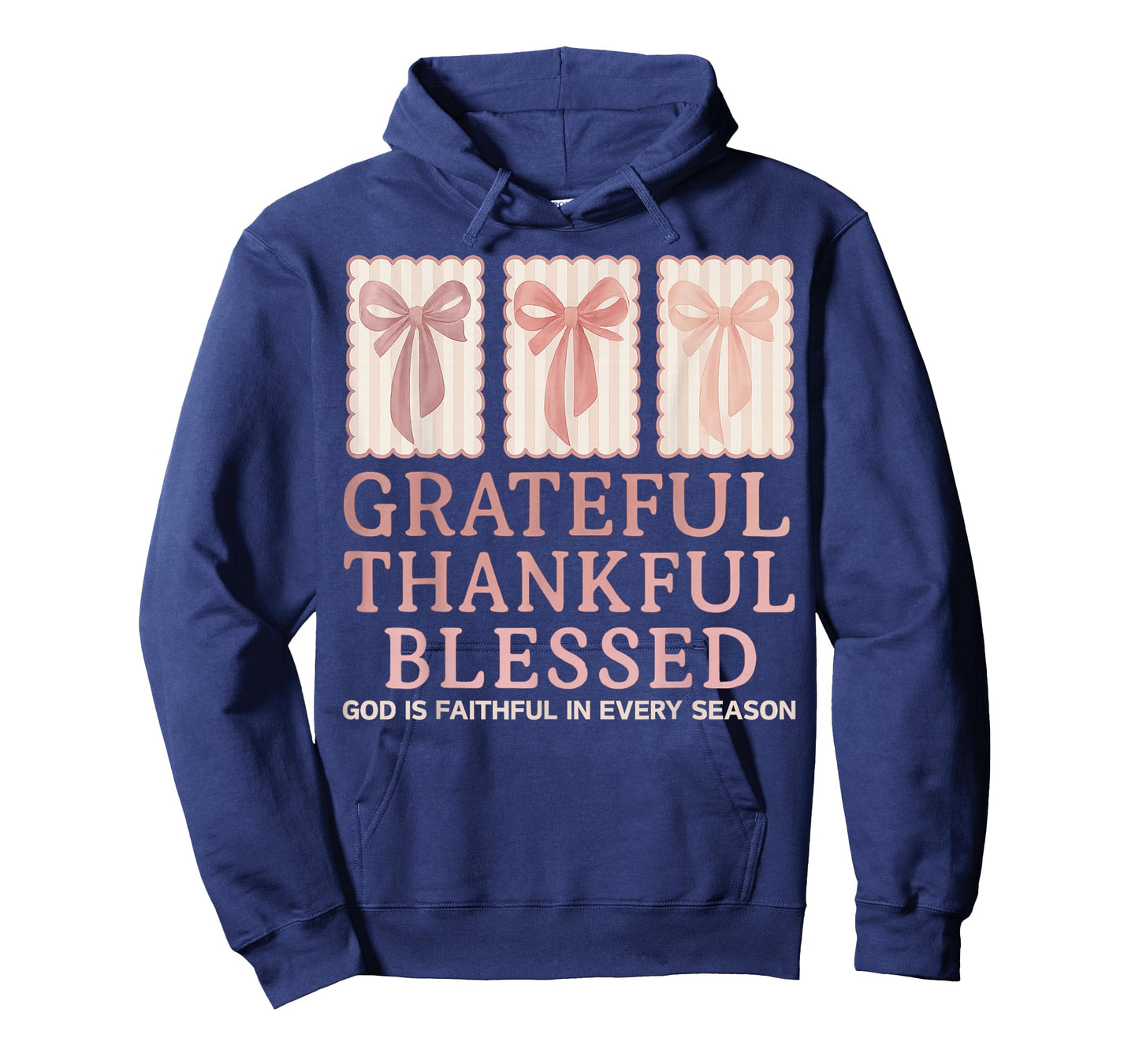 Grateful Thankful Blessed Coquette Fall Vibes Thanksgiving T-Shirt