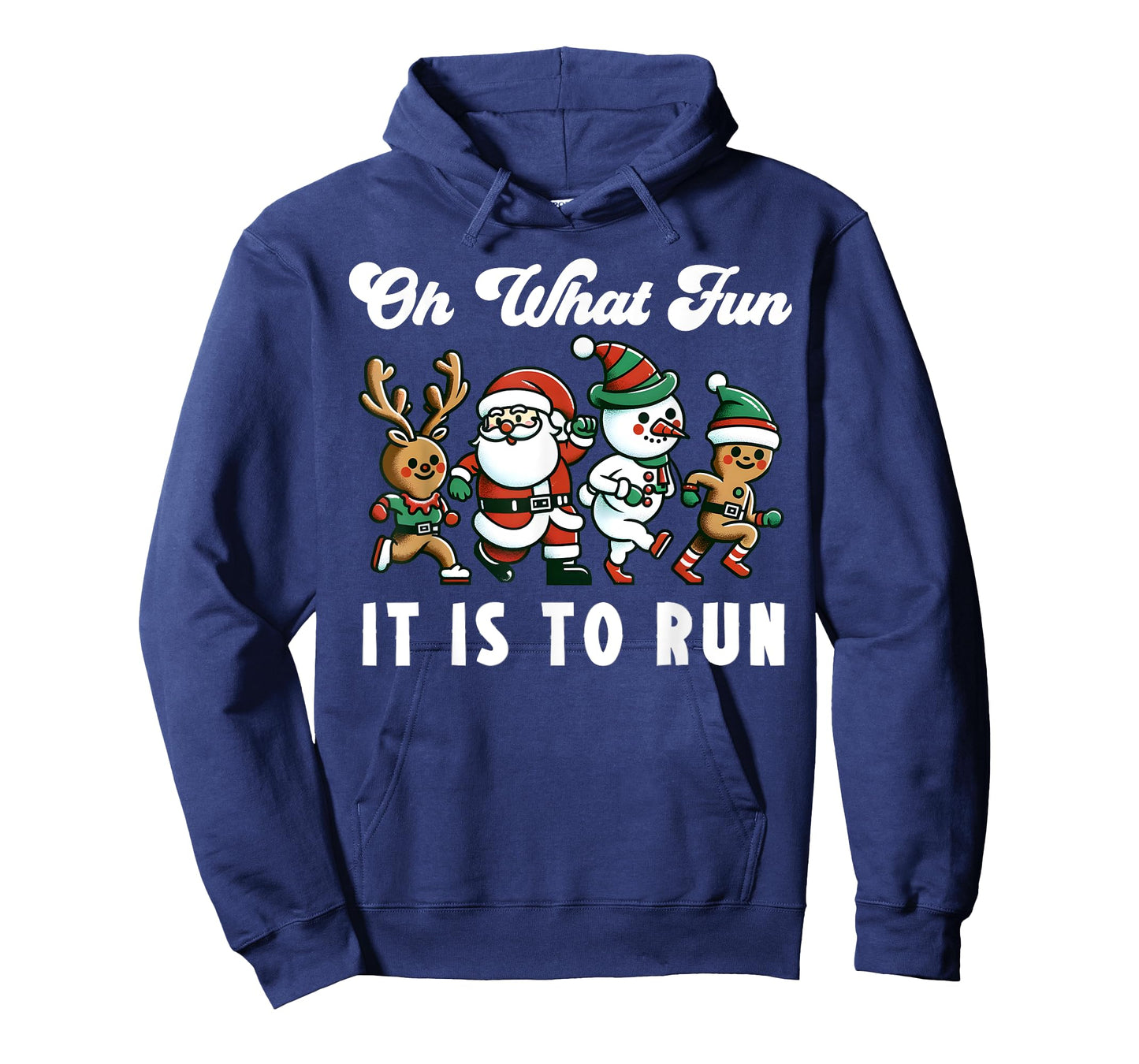 Cute Runner Christmas Fun Run Women's Designs Unisex Black Cotton, Polyester Blend Modern Casual Christmas Running Shirt T-Shirt S
