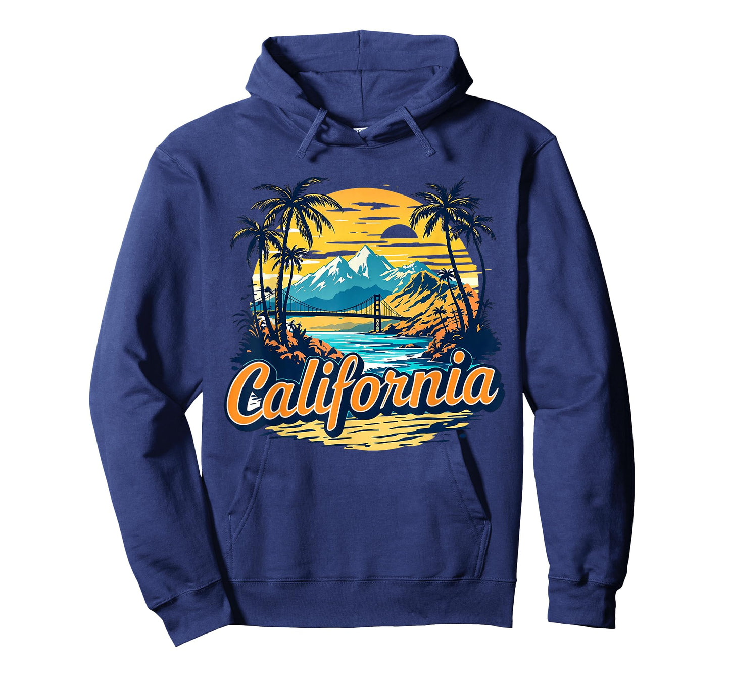 Retro California Home State CA Nature Sunset Vintage T-Shirt