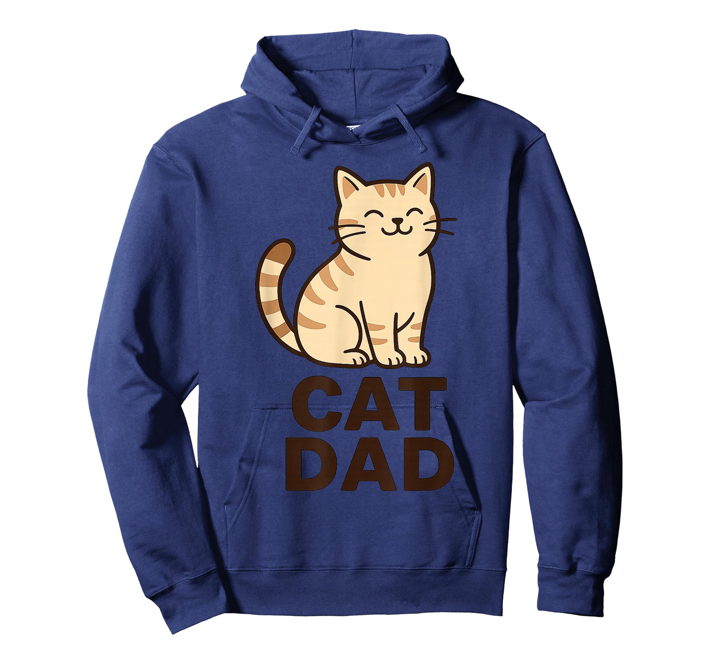 Cat Dad Chubby Cream Kitty Graphic Cute T-Shirt