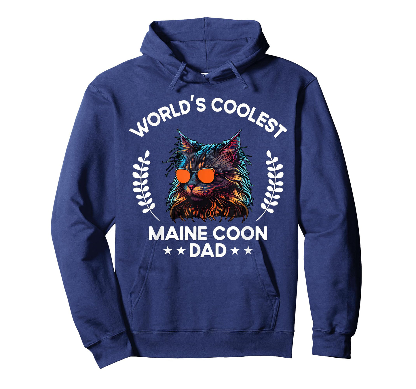 World's Coolest Dog Dad Papa - Men Maine Coon Cat T-Shirt