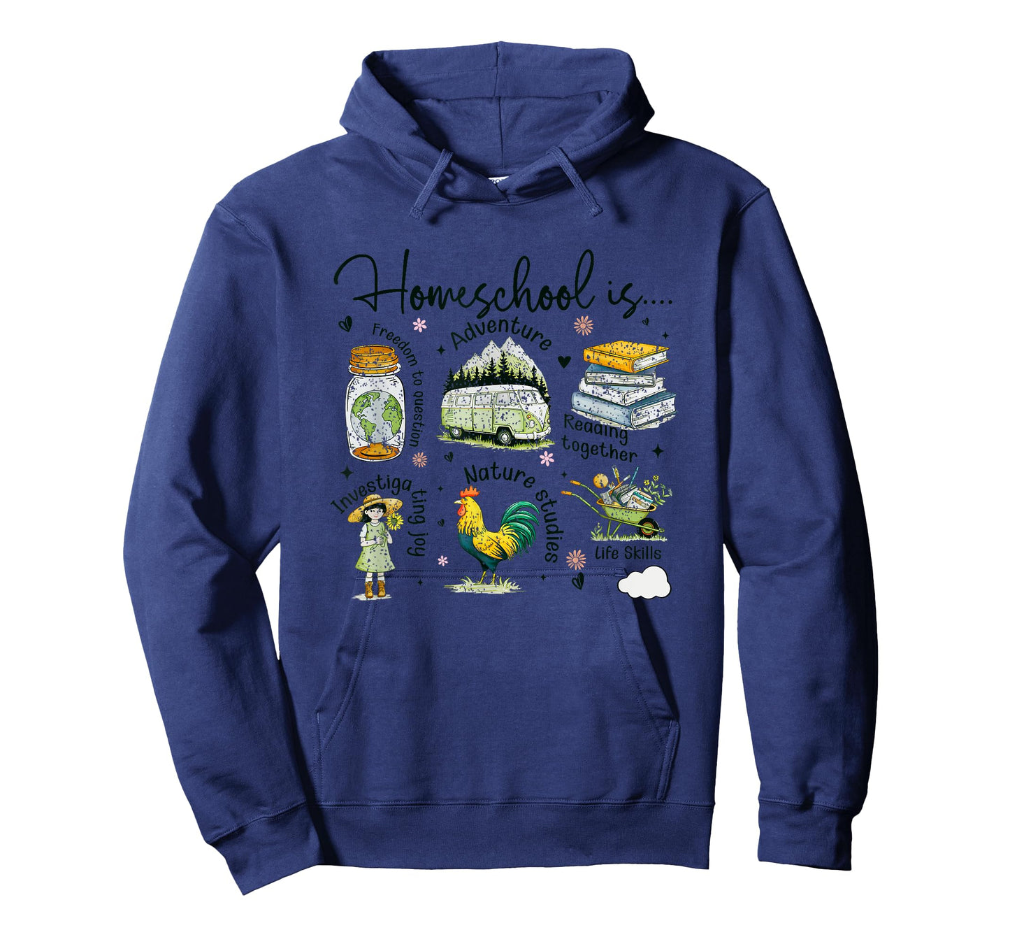 Homeschool Is Adventure Nature Studies T-Shirt