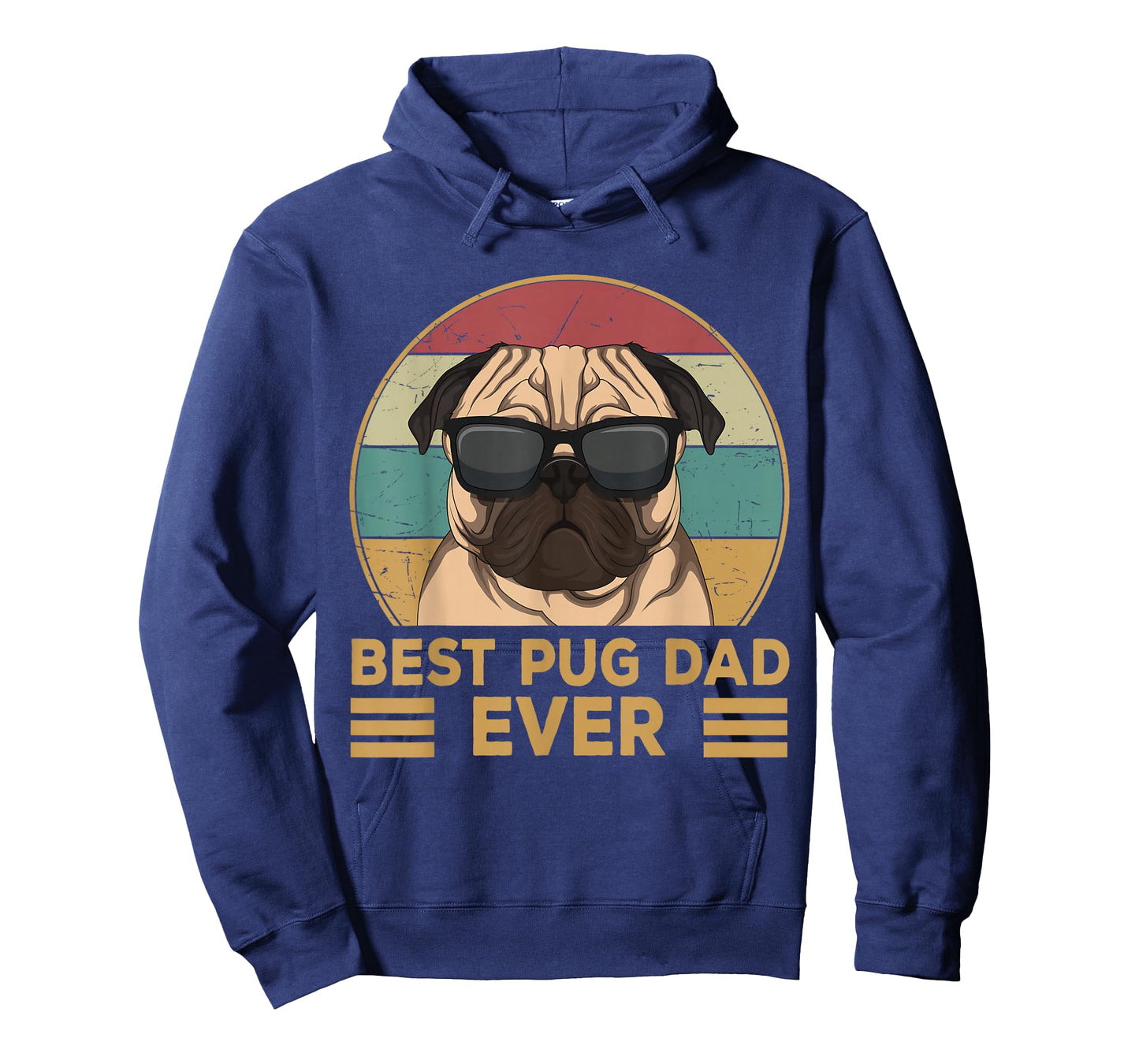 Best Pug Dad Ever Funny Pug Dog Gift for Men and Boys T-Shirt