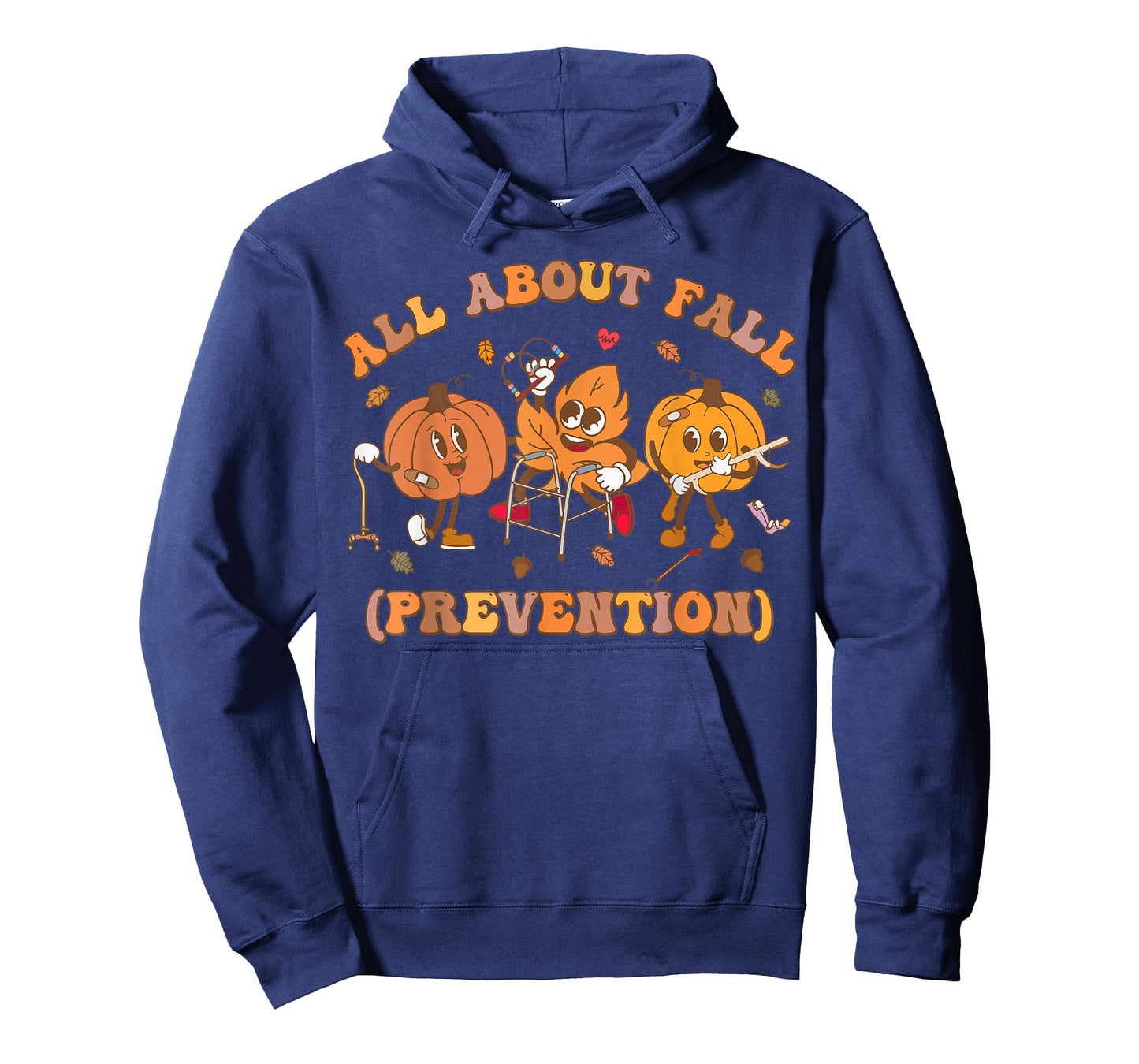 Funny I Love Fall Prevention Thanksgiving Pumpkins Old T-Shirt