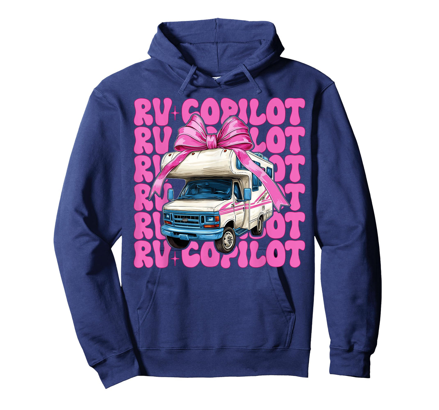 RV Copilot RV Camping Camper Motorhome Girl Mom Coquette Bow T-Shirt