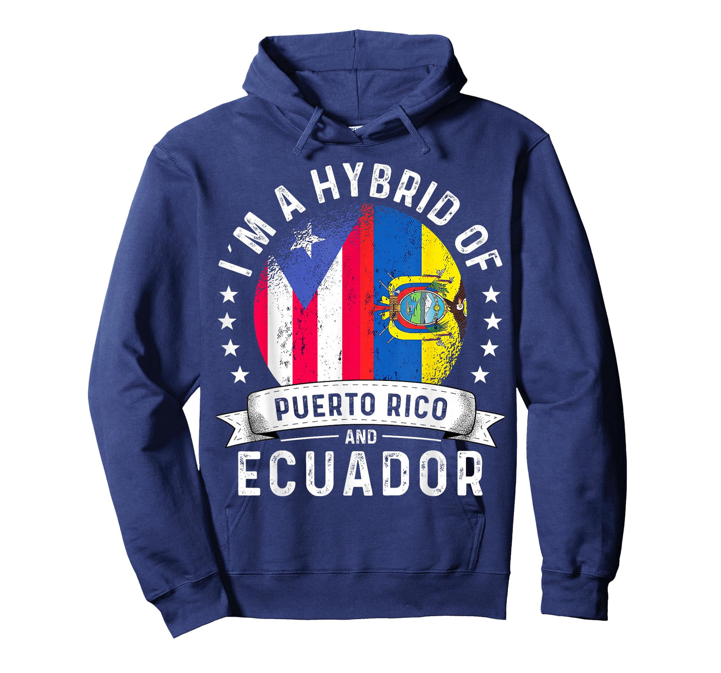 Puerto Rico Flag Ecuador Grown Country Ecuadorian Flag T-Shirt
