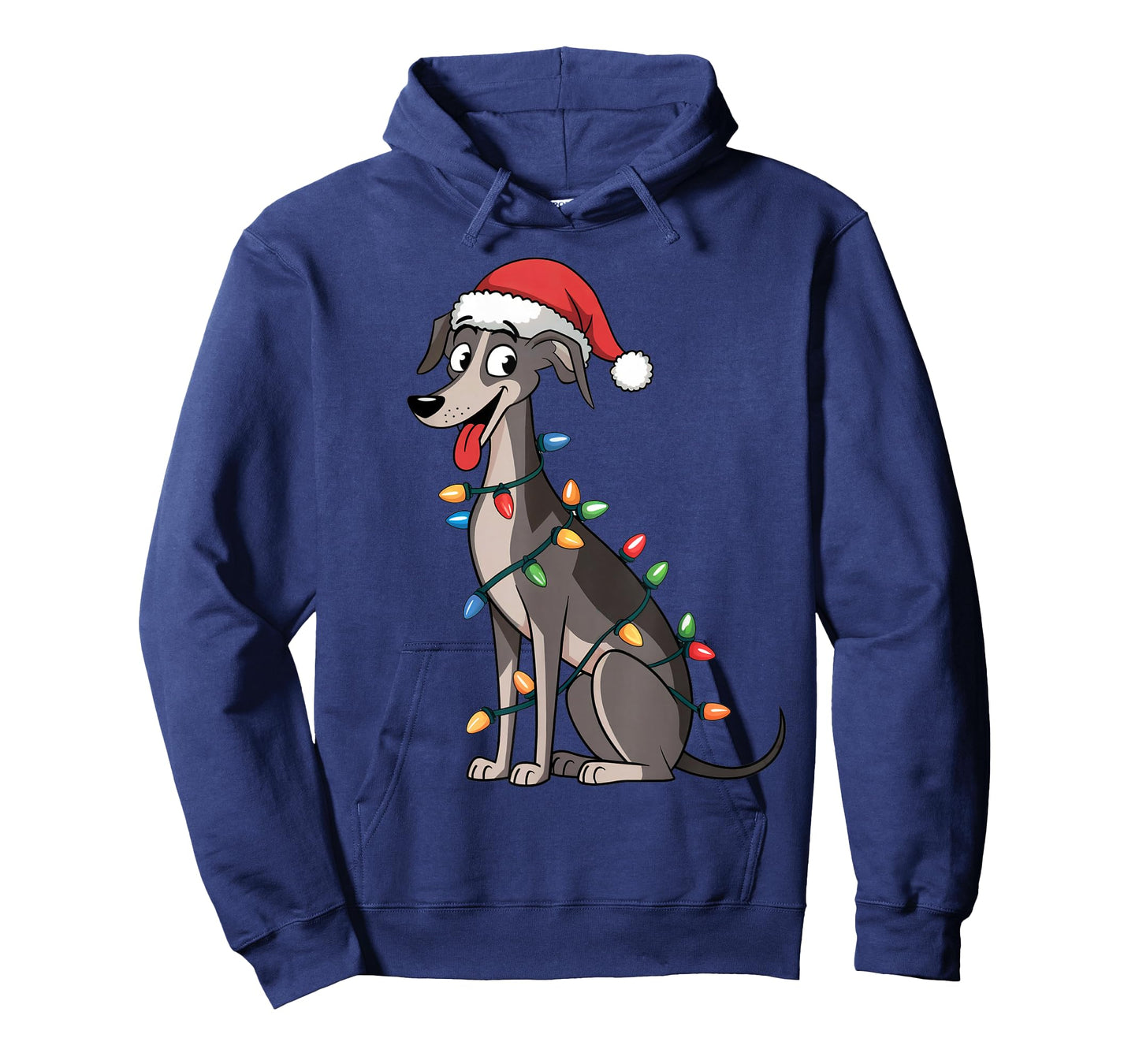 Italian Greyhound Christmas Lights Xmas Dogs Gifts Men Women T-Shirt
