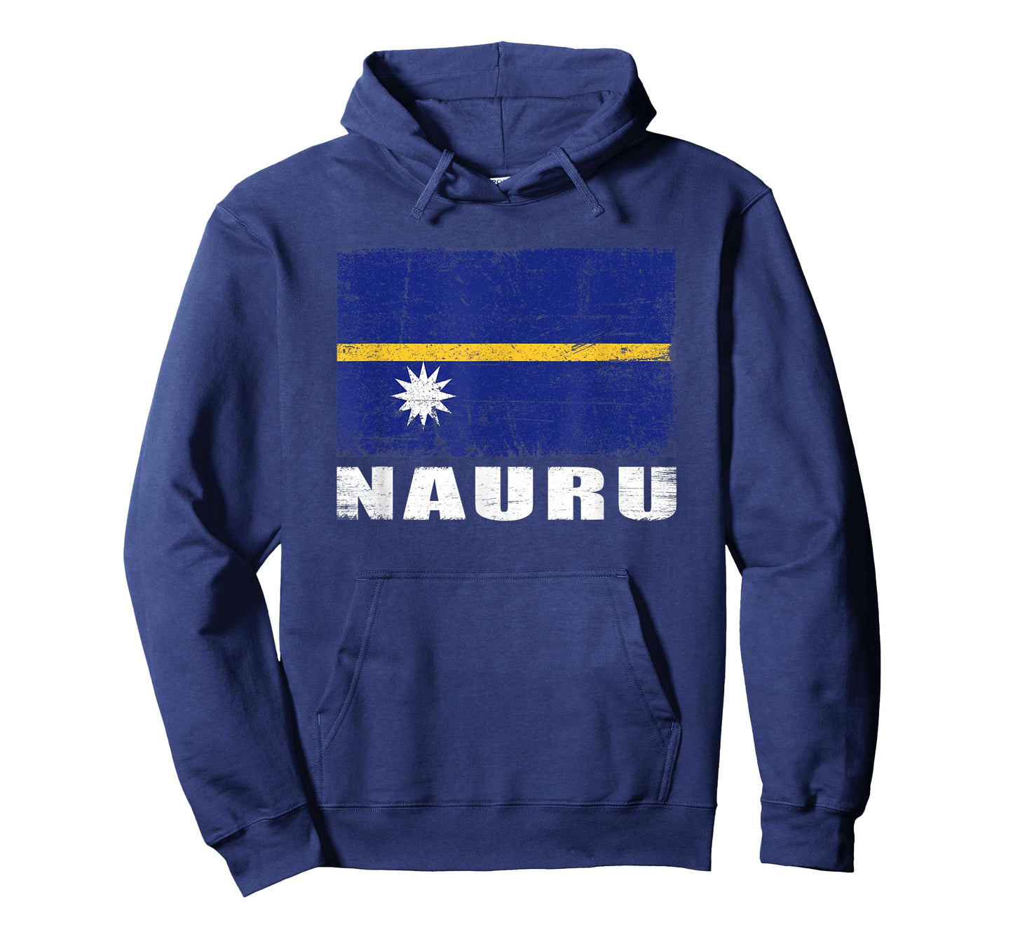 Nauru Flag Design Grunge Country Flag Nauru T-Shirt