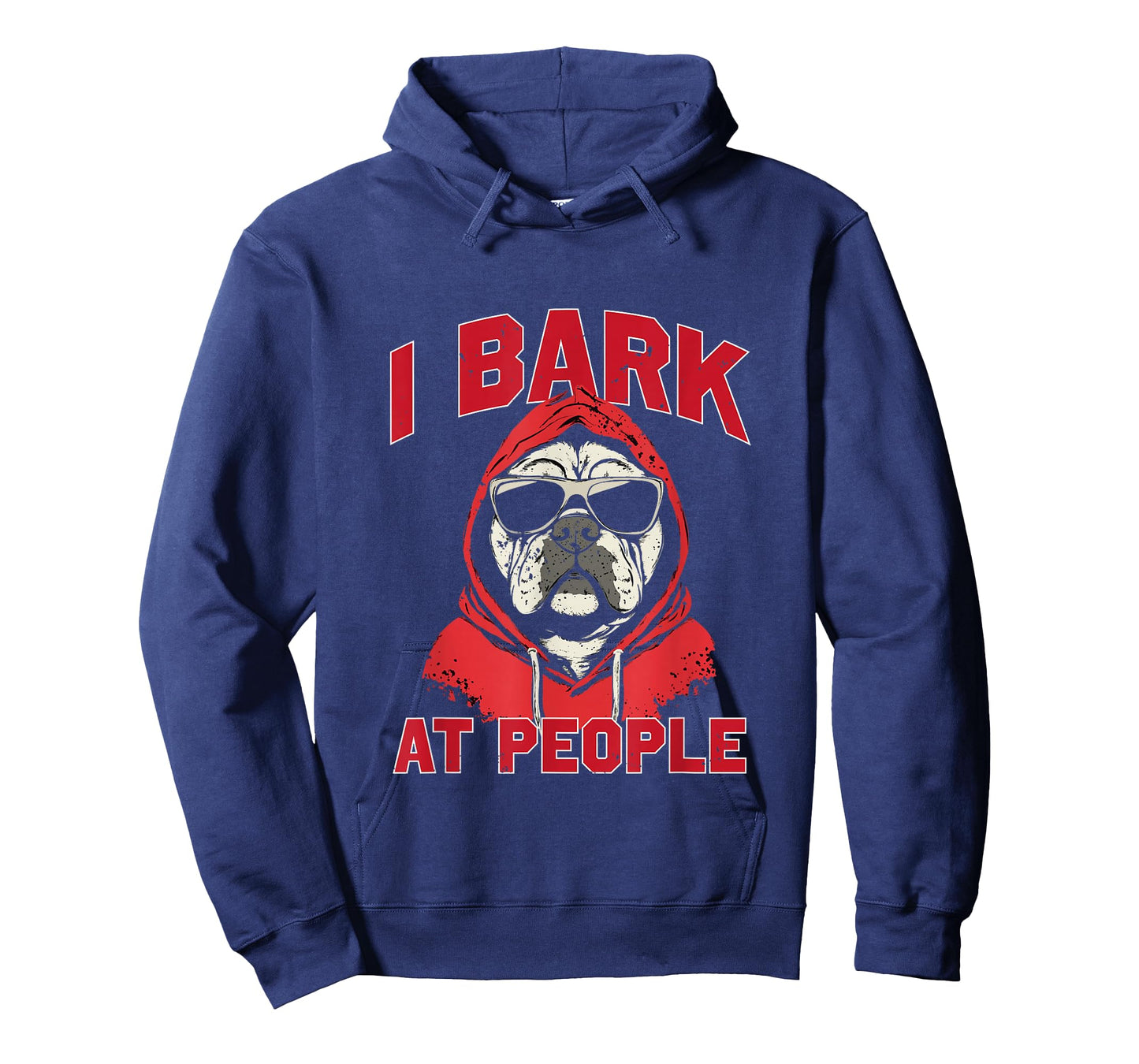 I Bark At People Tee - Funny Georgia Fan Merch T-Shirt