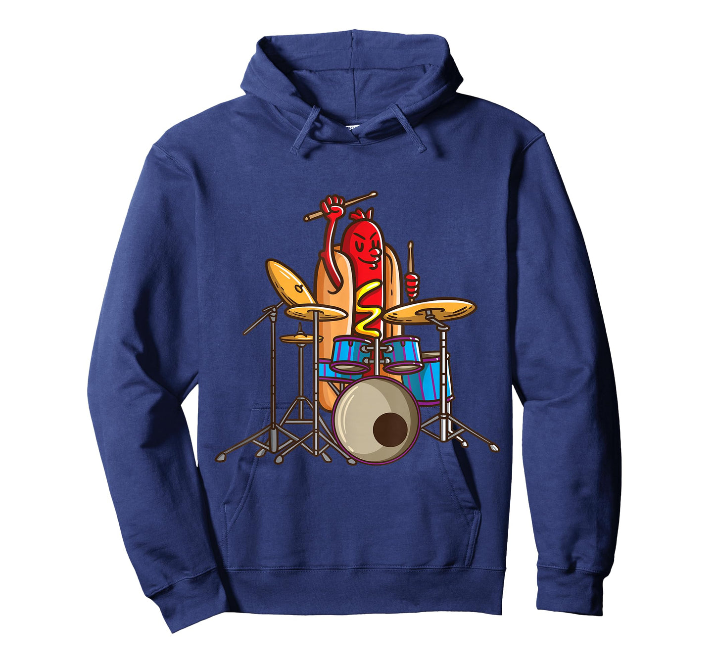 Hotdog Drummer Shirt Drum and Bass Percussionist Music Shirt T-Shirt