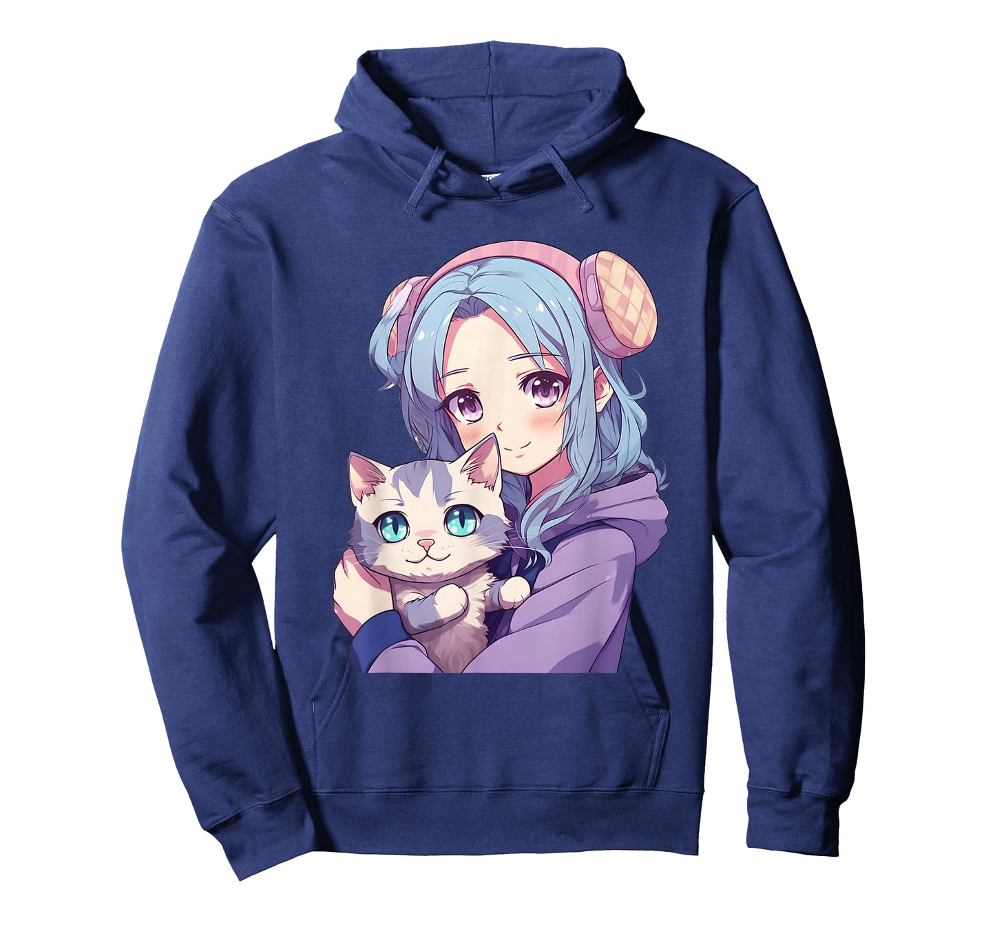 Japanese Kawaii Girl Anime & Cats for Teens Girls T-Shirt