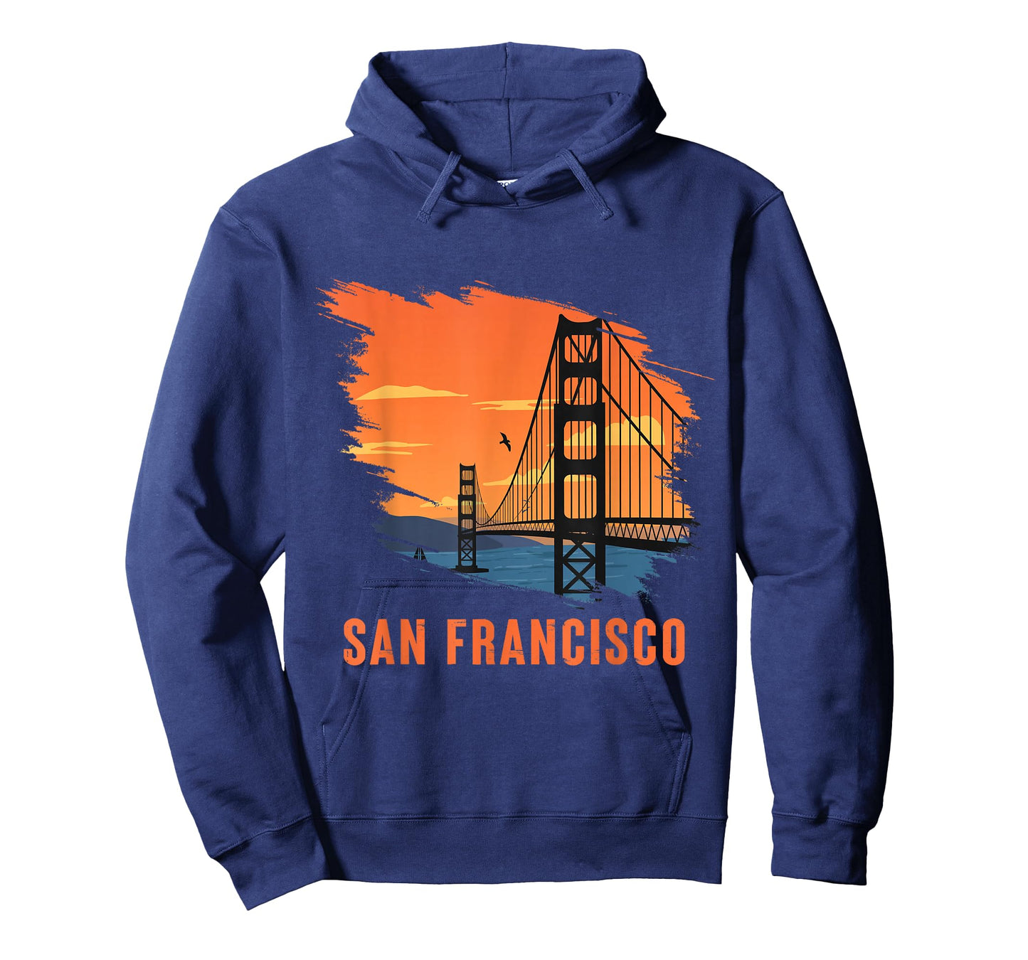 San Francisco Retro Golden Gate Bridge from California T-Shirt