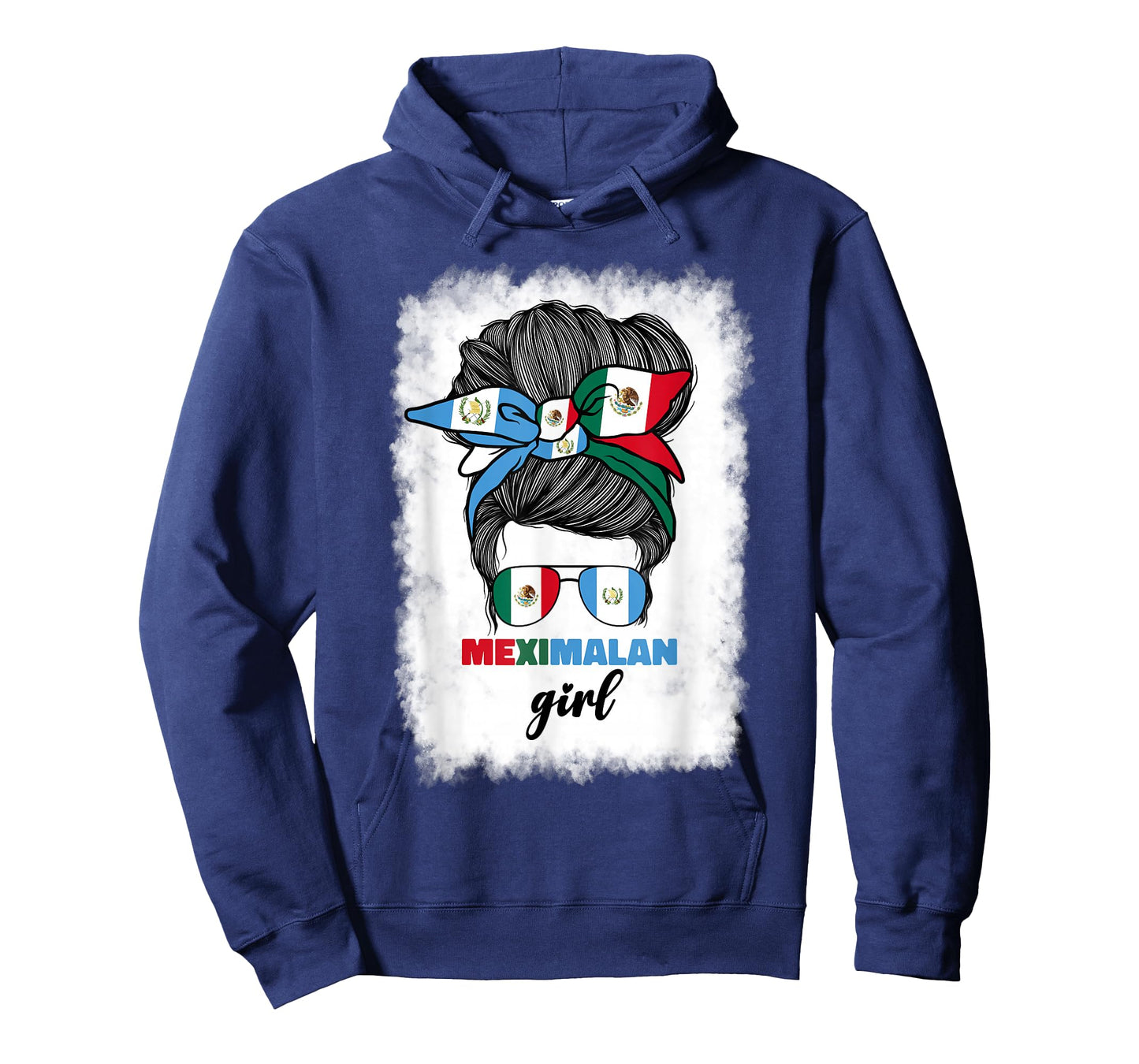 Half Mexican And Guatemalan Mexico Guatemala Flag Girl Women T-Shirt