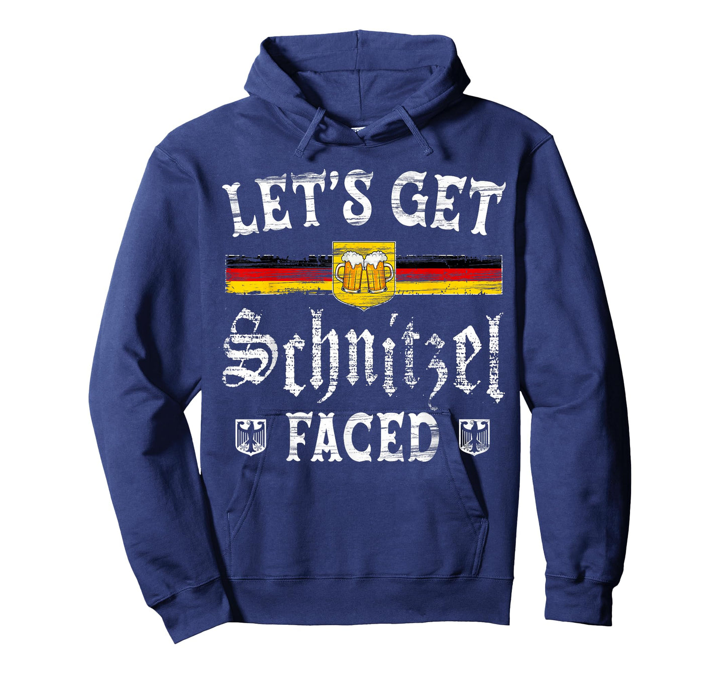 Lets Get Schnitzel Faced Funny Oktoberfest Men Women T-Shirt