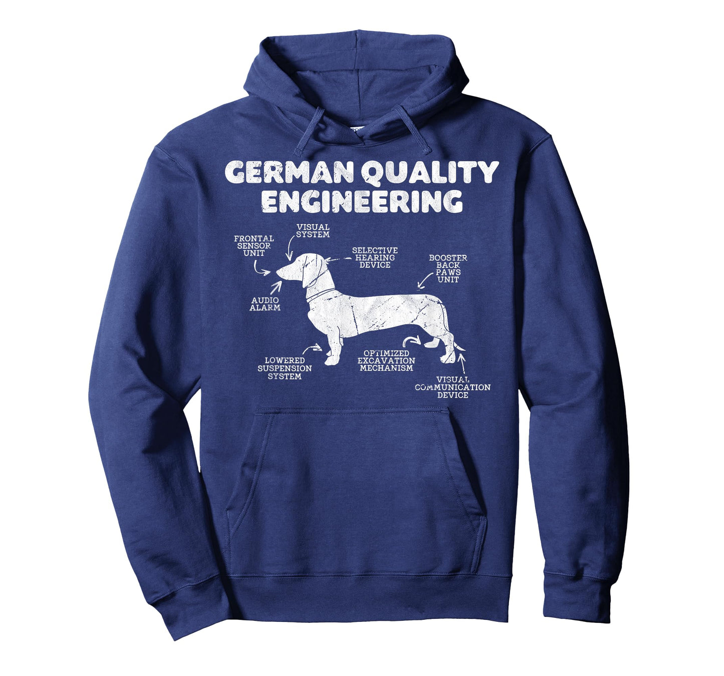German Quality Engineering Dachshund Lover Wiener Dog funny T-Shirt