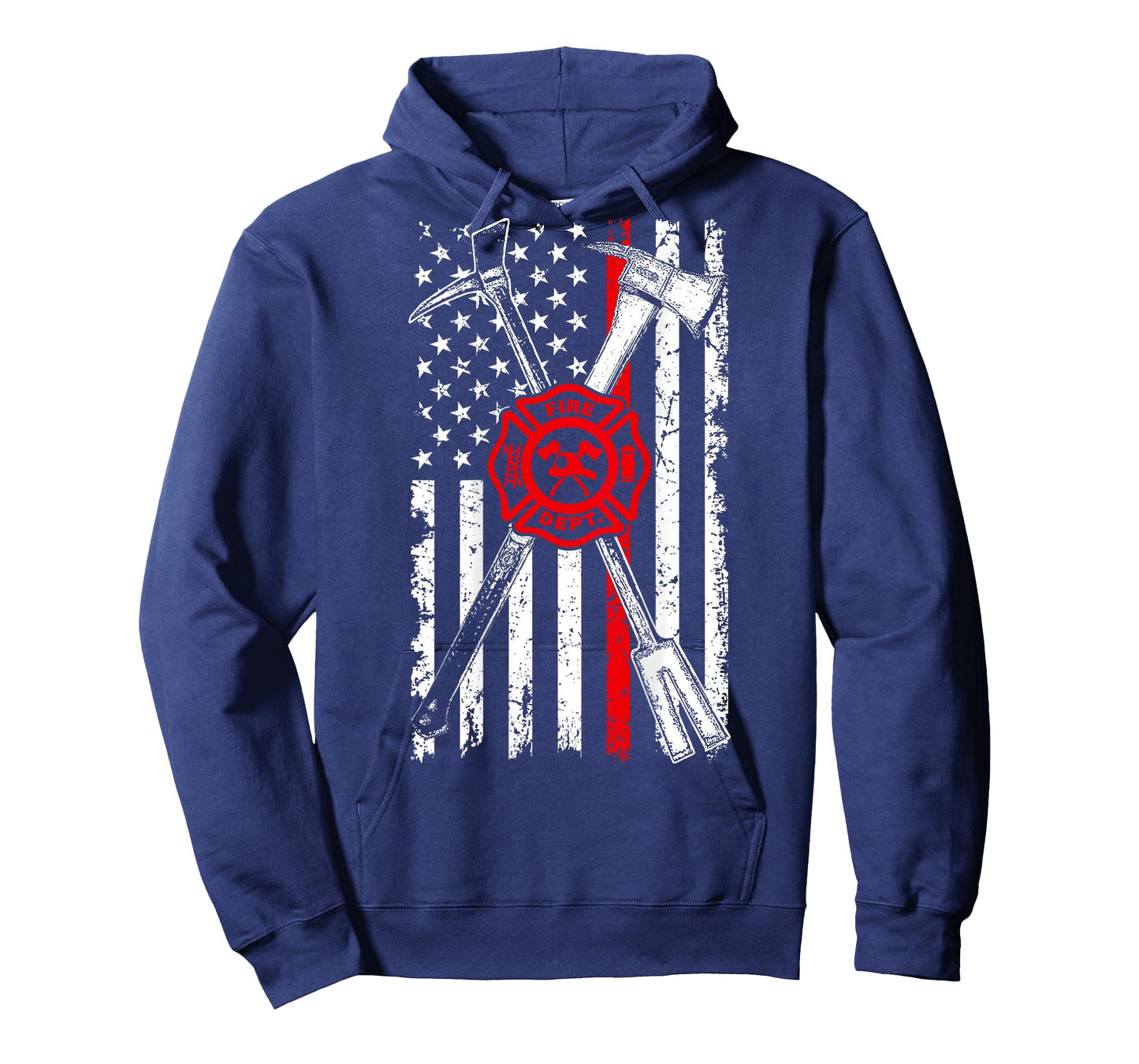 Firefighter Son Patriotic Gifts Axe Halligan Thin Red Line T-Shirt for Women Men