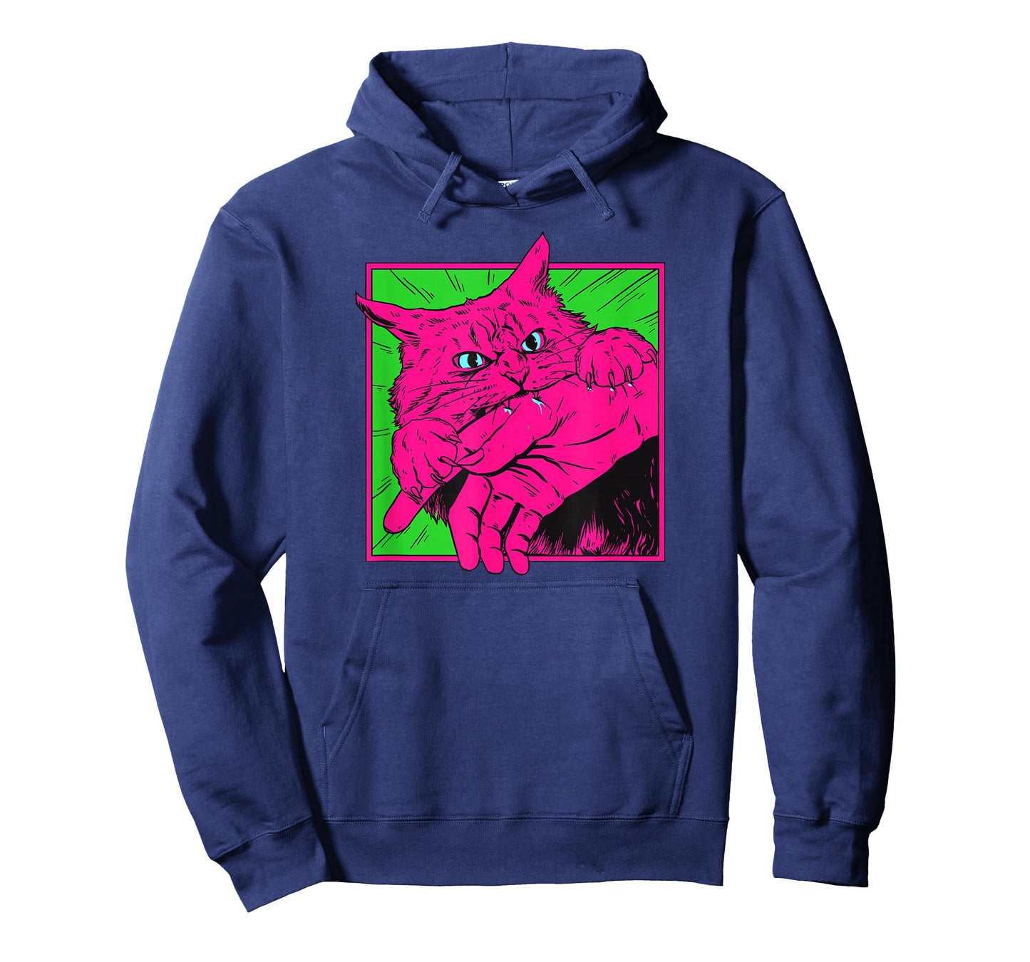 Japanese Cat Bite Anime Manga Meme Tokyo Harajuku Style Art T-Shirt
