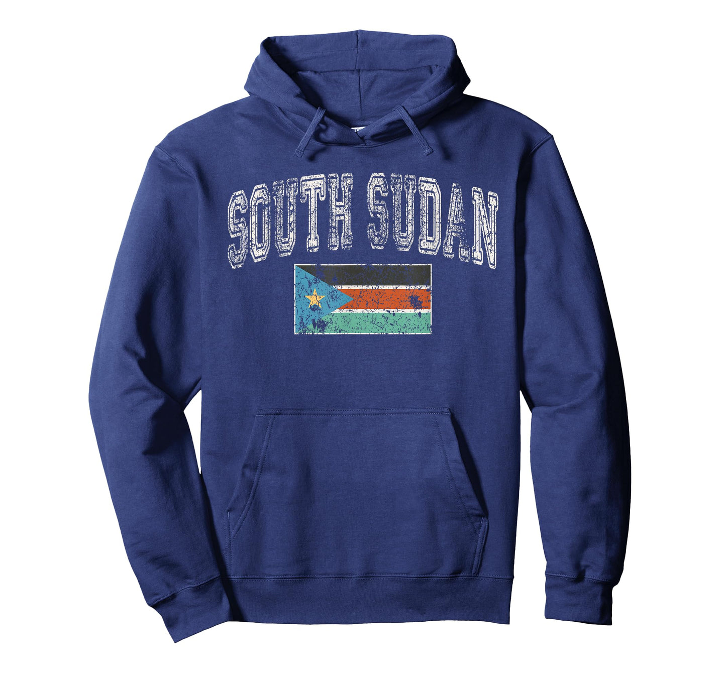 Vintage Retro Faded South Sudan Flag Pride T-Shirt
