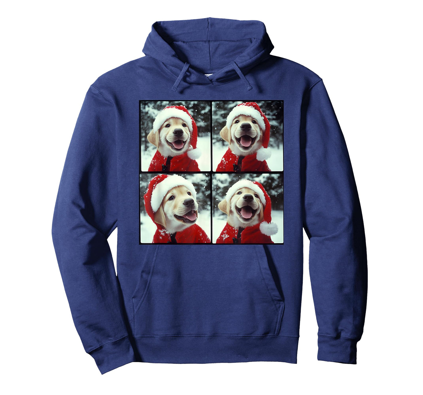 Yellow Labrador Puppy Christmas T-Shirt