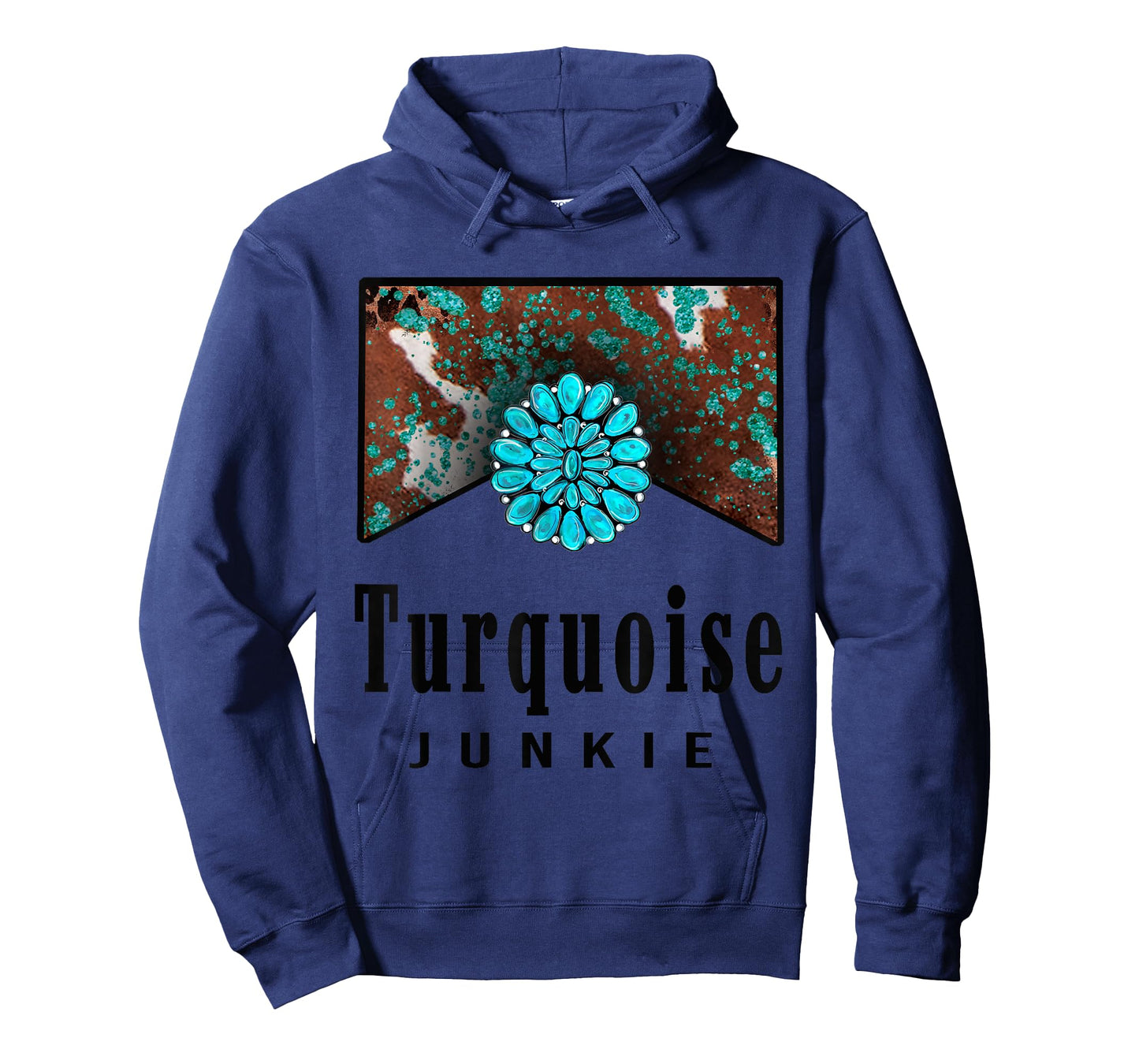 Turquoise Junkie Western Retro Turquoise Gemstone Lovers T-Shirt