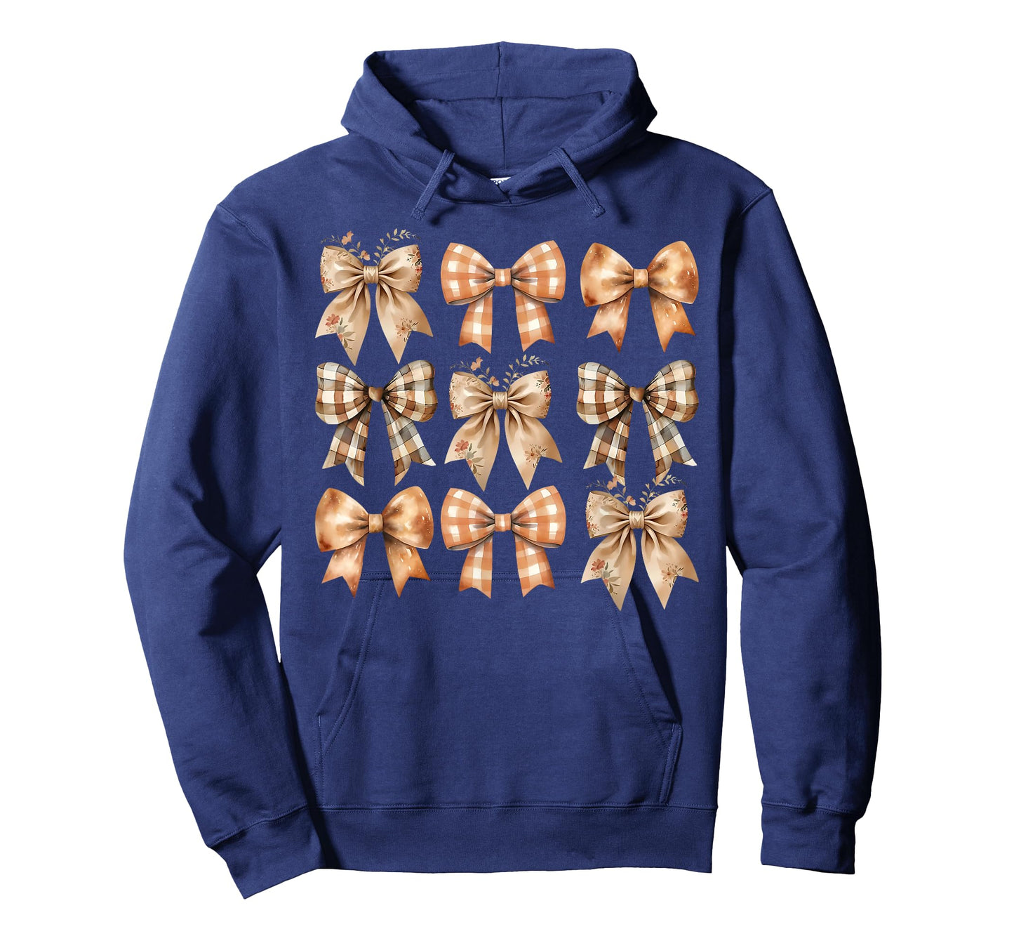 Coquette Bow Pumpkin Autumn Fall Y'all Leaves Thanksgiving T-Shirt