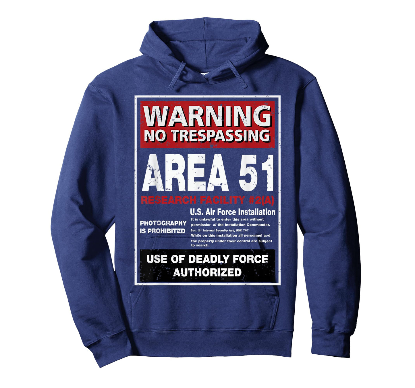Alien T Shirt Area 51 Warning Sign Las Vegas NV T-Shirt