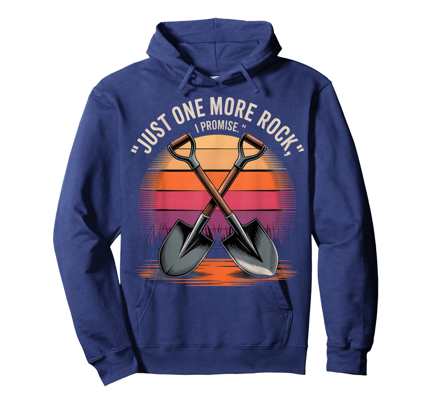 Just One More Rock I Promise” Funny Rock Hunter Quote T-Shirt
