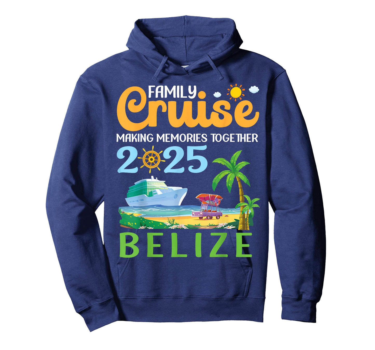 Family Cruise 2025 Making Memories Together Trip Belize T-Shirt
