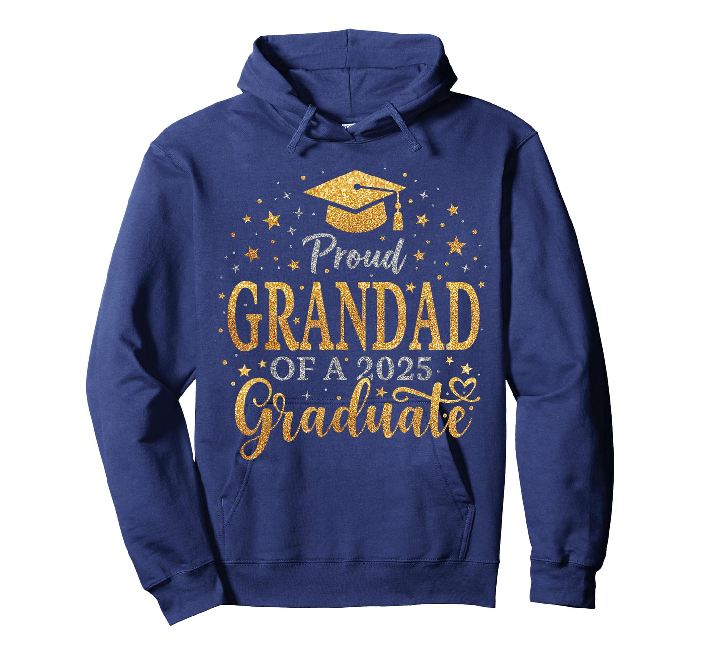 Funny Senior Proud Grandad of a Class of 2025 Graduate T-Shirt