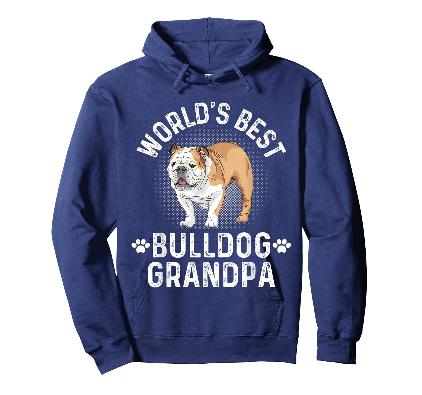 Worlds Best Bulldog Grandpa - Dog Grandfather T-Shirt for Men Women Girls Kids
