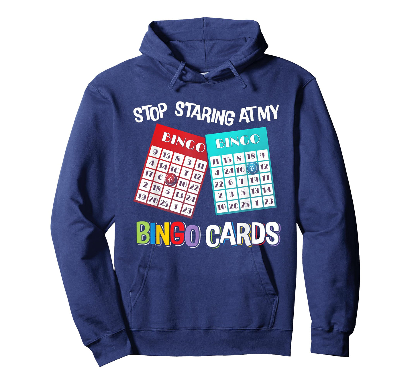 Funny Bingo Queen Stop Staring At My Bingo Cards Game T-Shirt