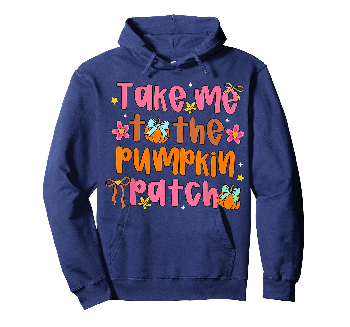 Take Me to The Pumpkin Patch Fall Coquette Bow Floral Autumn T-Shirt