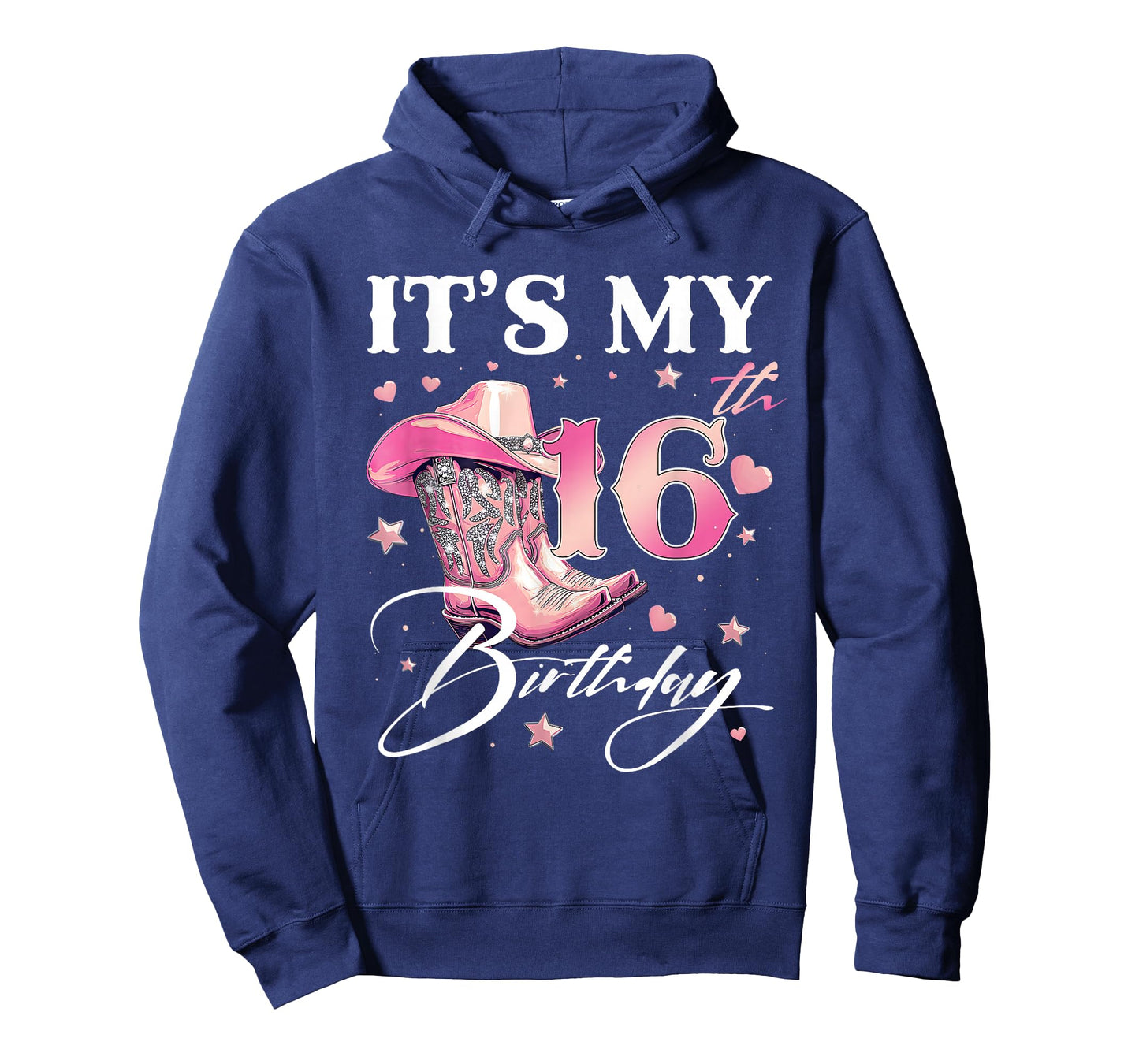 Cowgirl It's My 16th Birthday Western Linedance Boots Lover T-Shirt