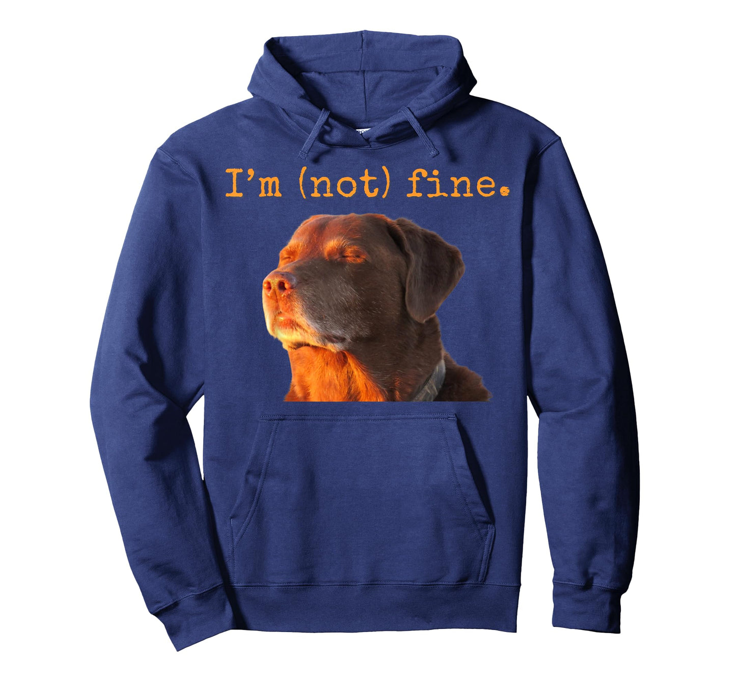 Cooked Dog Accepting Fate Closing Eyes Funny I'm Fine Meme T-Shirt