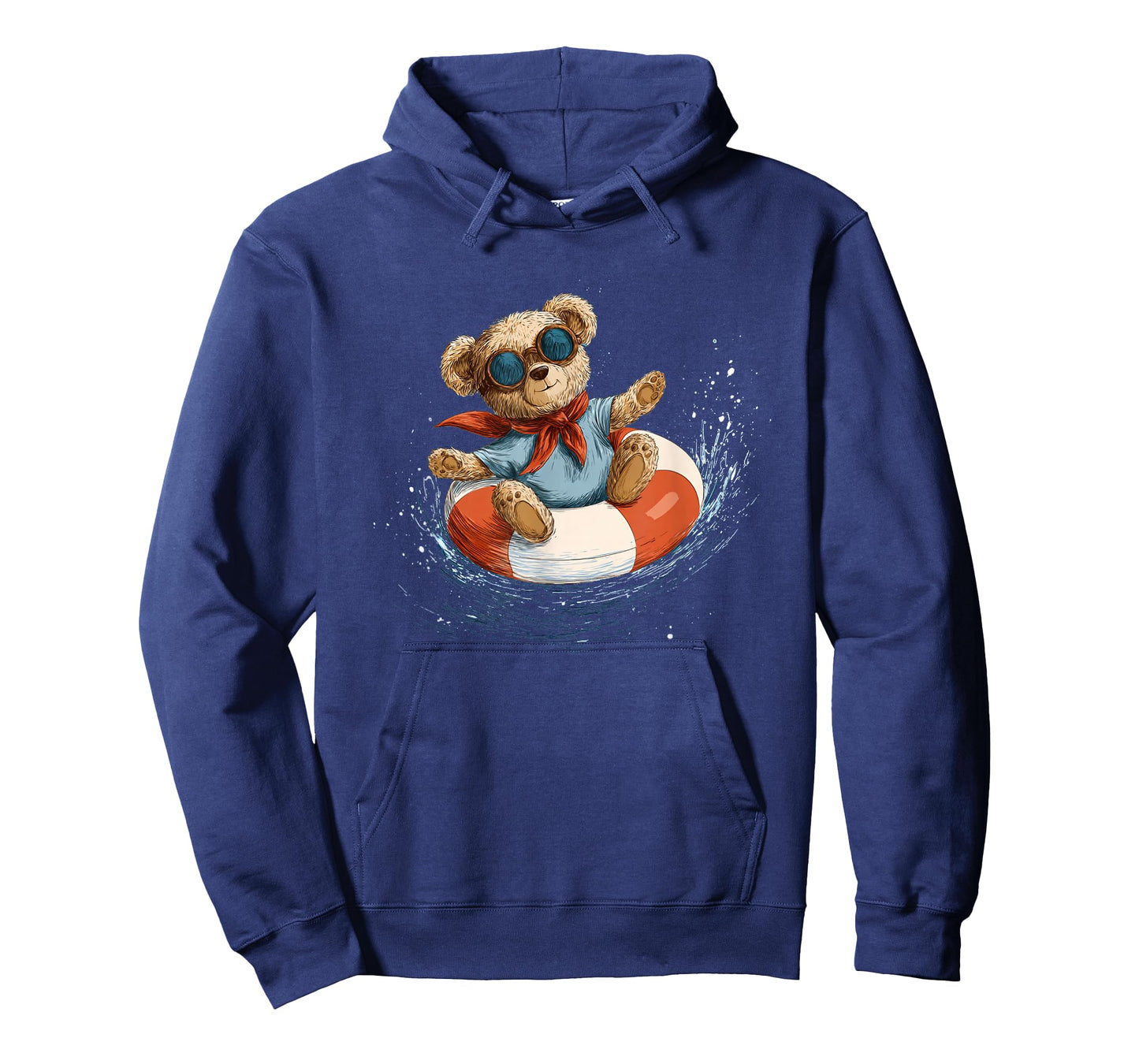 Pretty Pool Teddy Bear with Ring for Ocean and Vacation T-Shirt