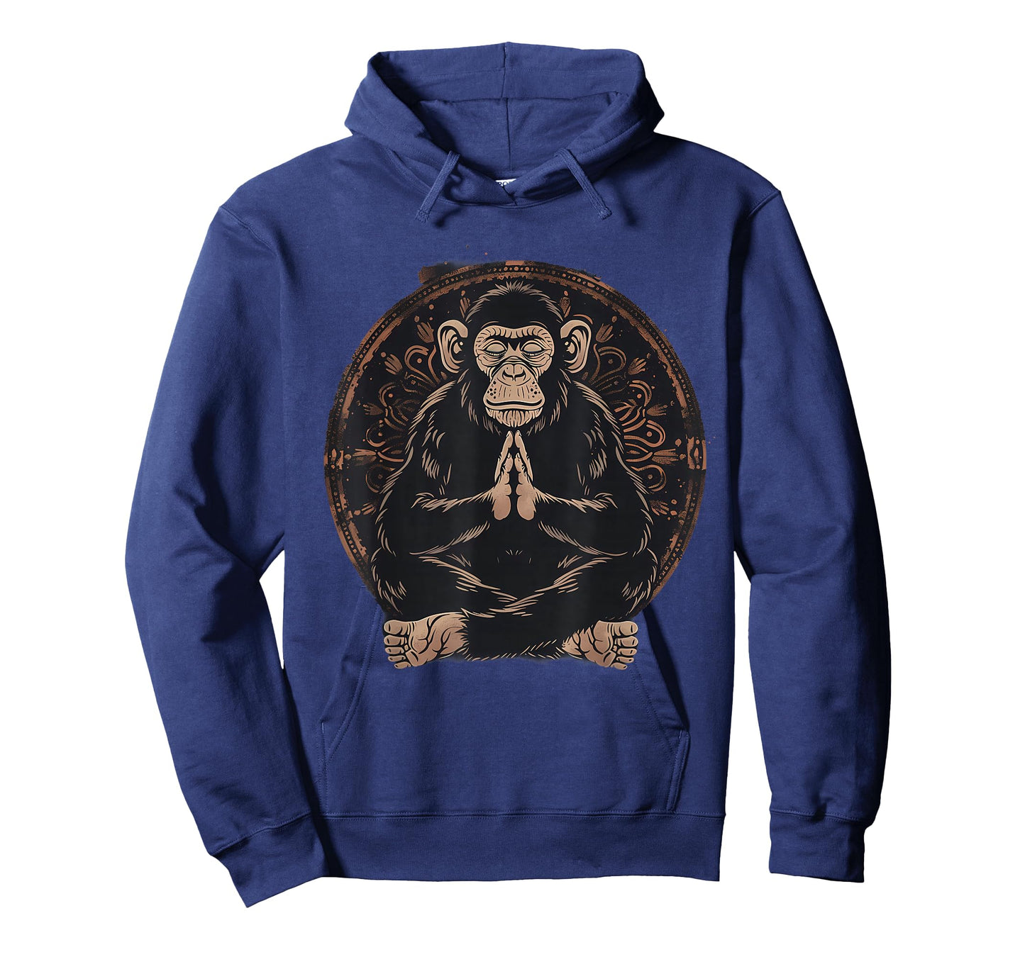 Meditation Monkey Mandala Buddhist Zen Buddha Spiritual T-Shirt
