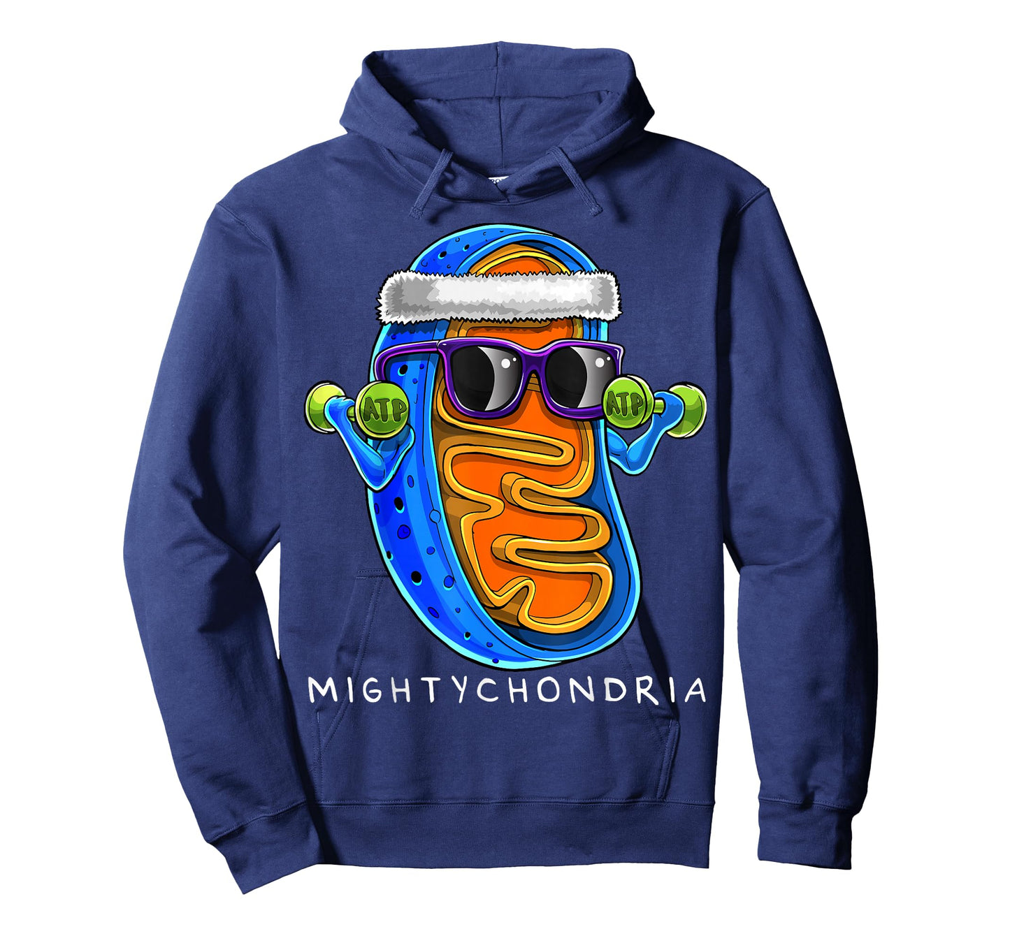 Mightychondria Cellular Biology Science Teacher Funny Gift T-Shirt Small