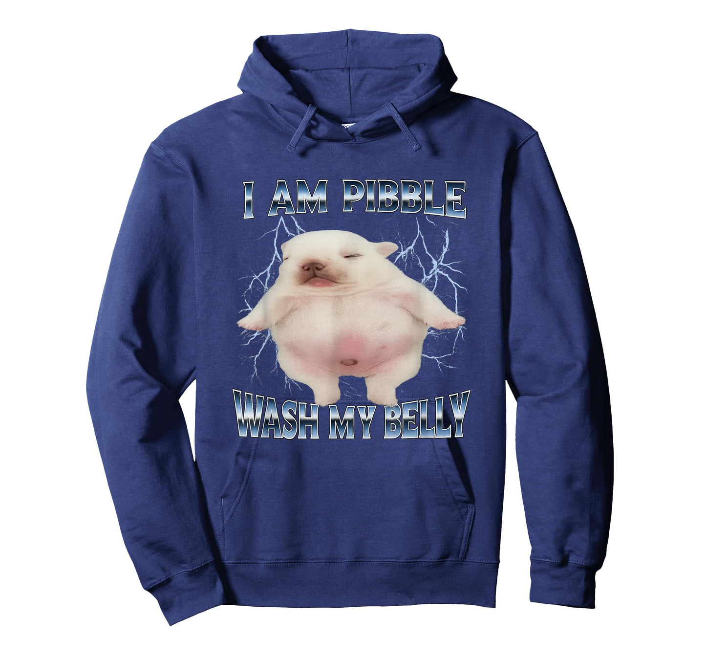 I Am Pibble Wash My Belly Funny Dog Clean My Belly Meme T-Shirt