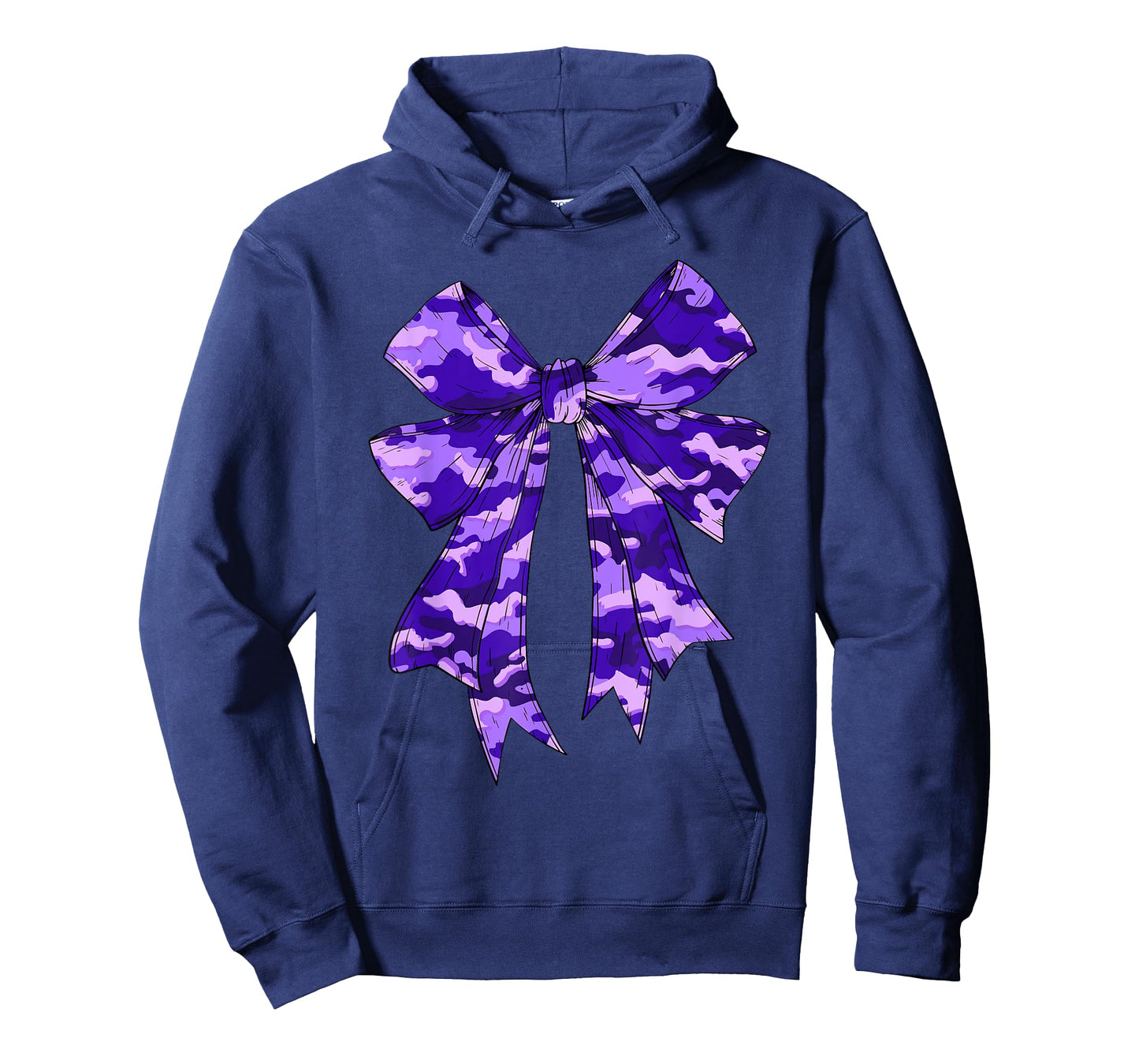 Purple Camouflage Camo Coquette Bow Hunting Kids Women Girls T-Shirt