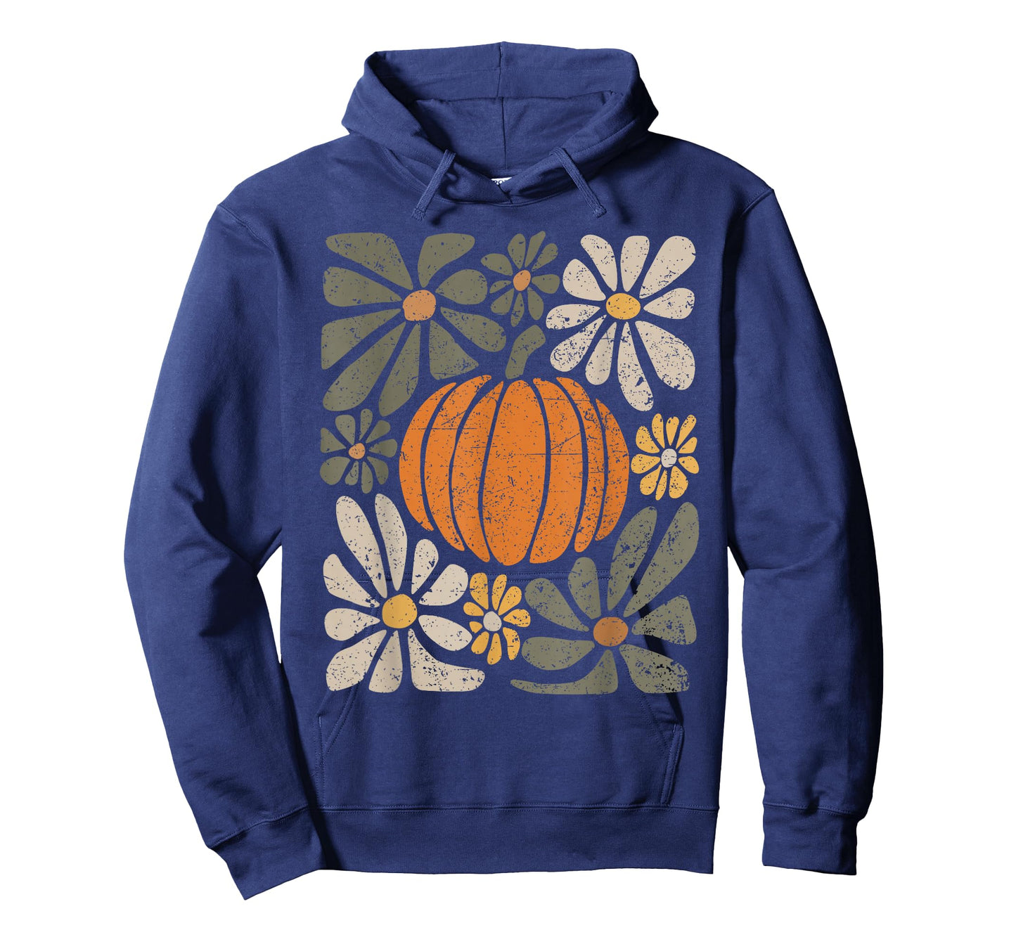 Wildflower Pumpkin Season Autumn Fall Leaves Thanksgiving T-Shirt
