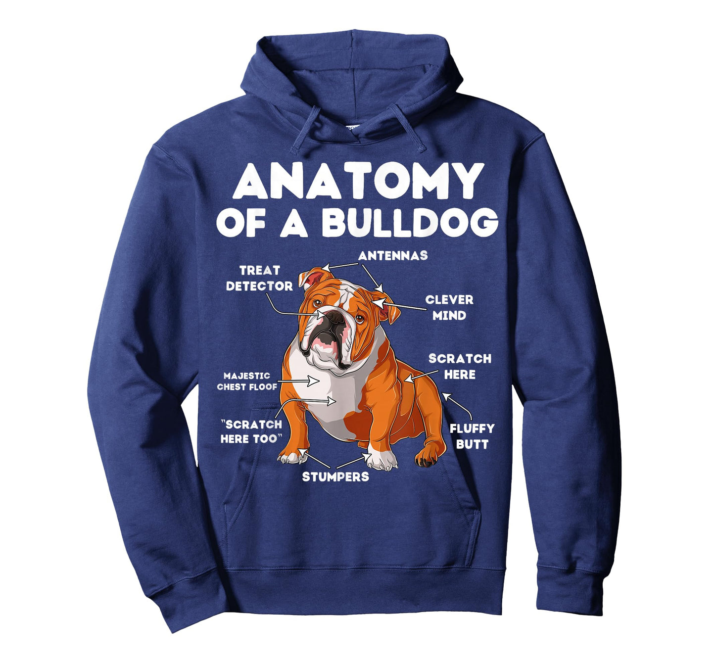 Anatomy of a Bulldog T-Shirt