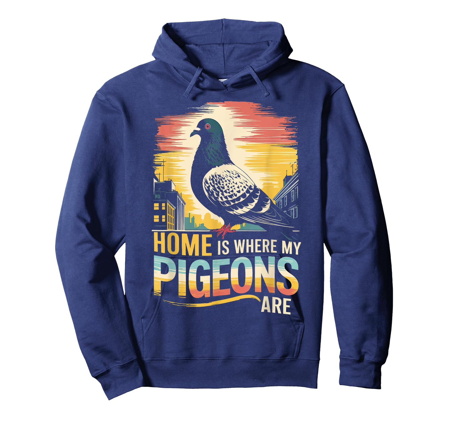 Home Where My Pigeon Birdwatching Pigeon Racer Pigeon Racing T-Shirt