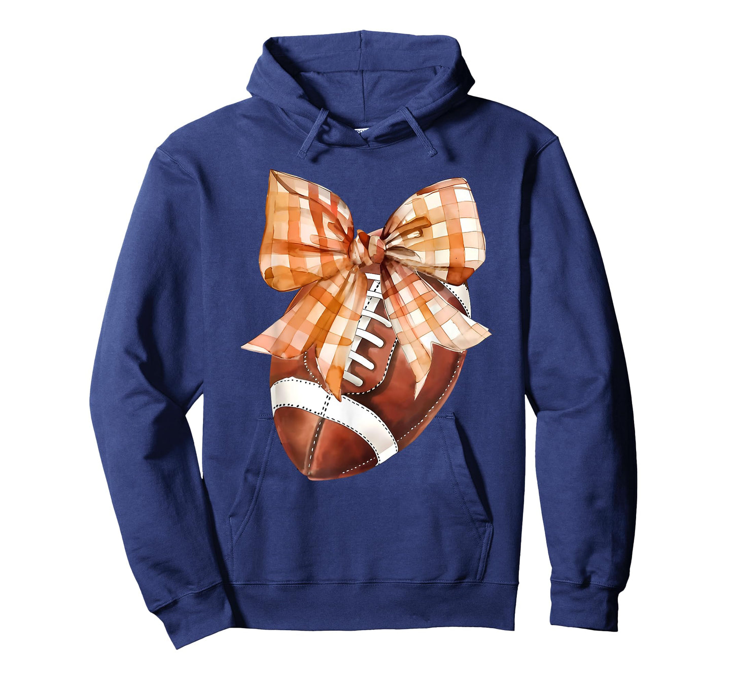 Coquette Bow American Football Autumn Thanksgiving Game Day T-Shirt