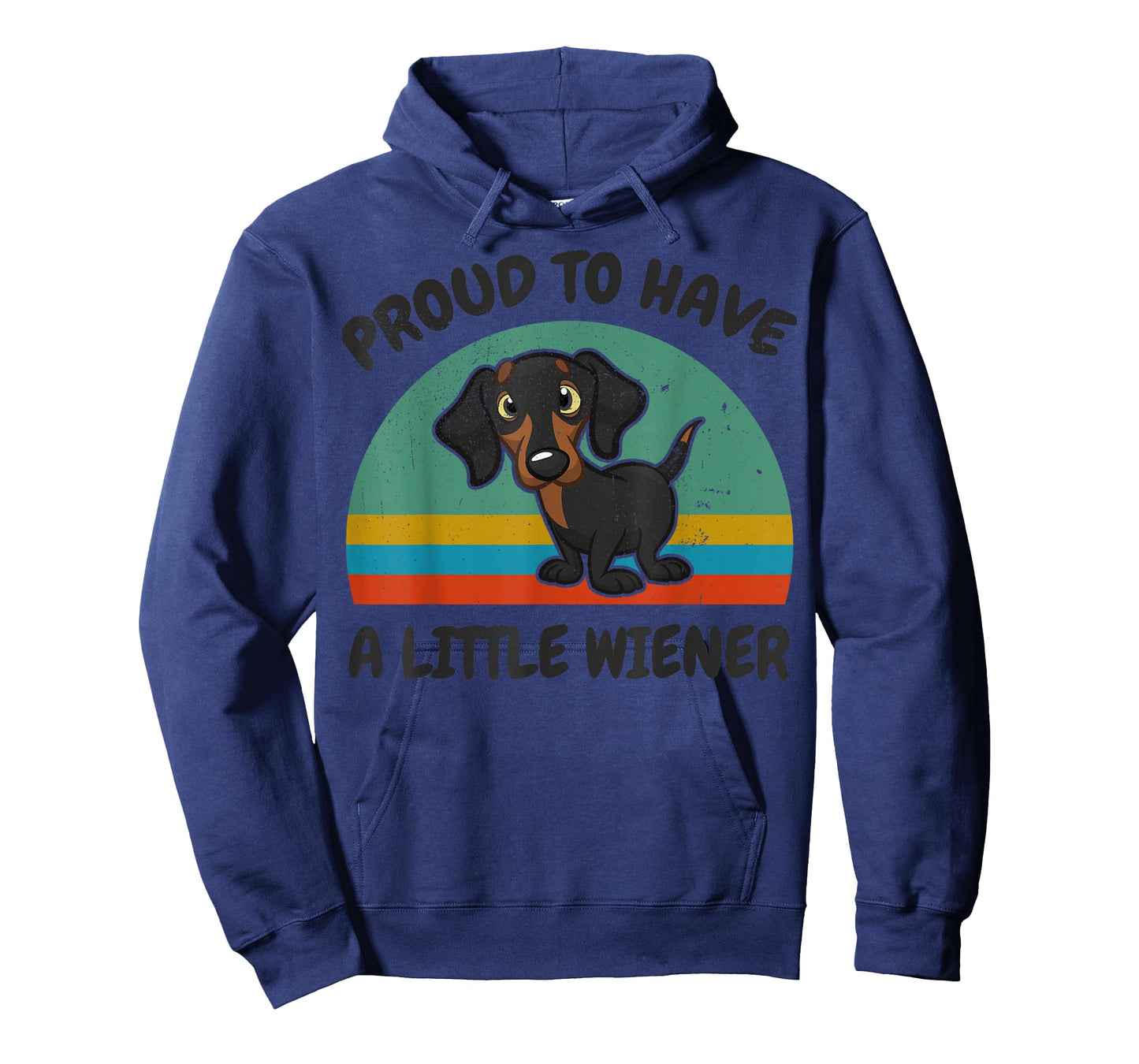 Funny Proud to Have a Little Weiner for Dachshund Dog Lover T-Shirt