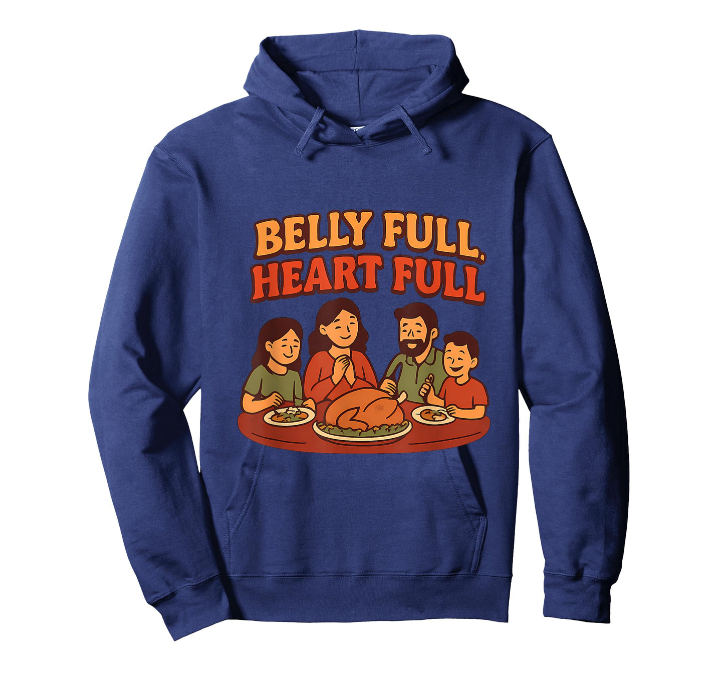 Belly Full, Heart Full Sunday Dinner Graphic T-Shirt