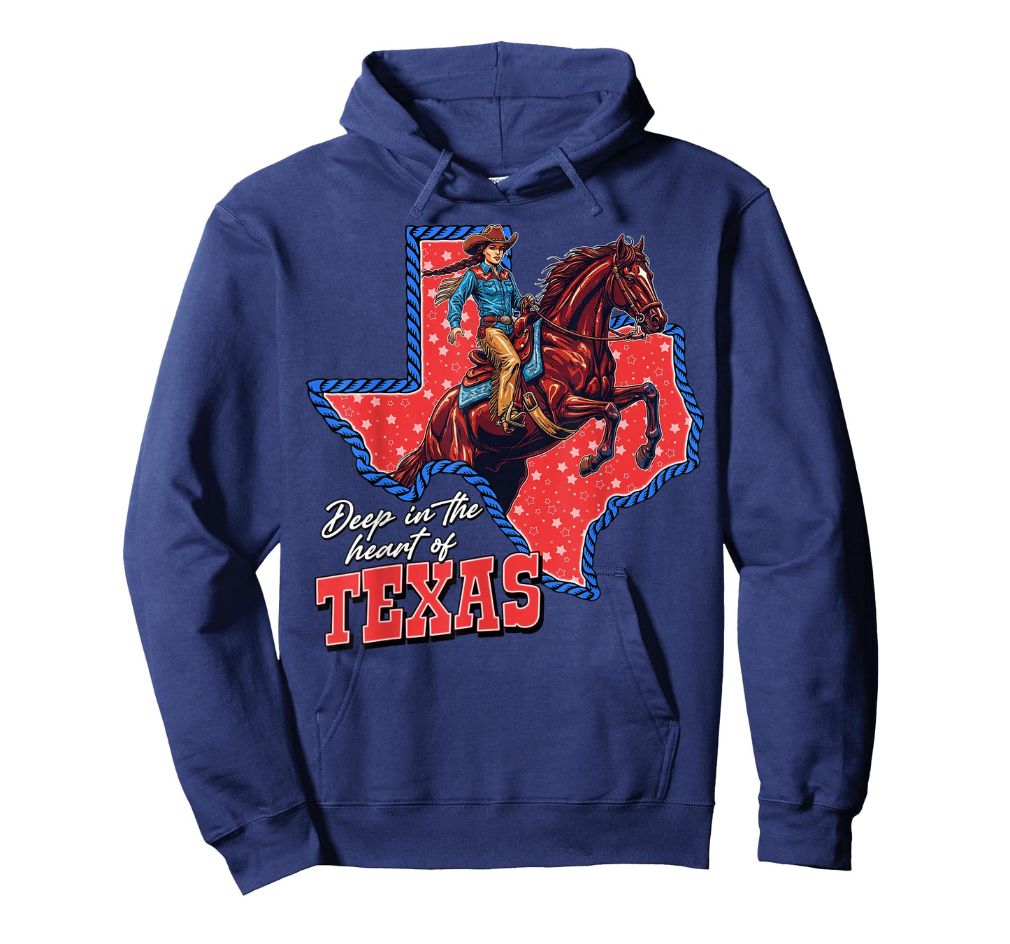 Deep in the Heart of Texas Cowgirl State Pride Cowboy T-Shirt